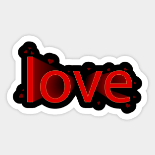 love , valentine gift Sticker